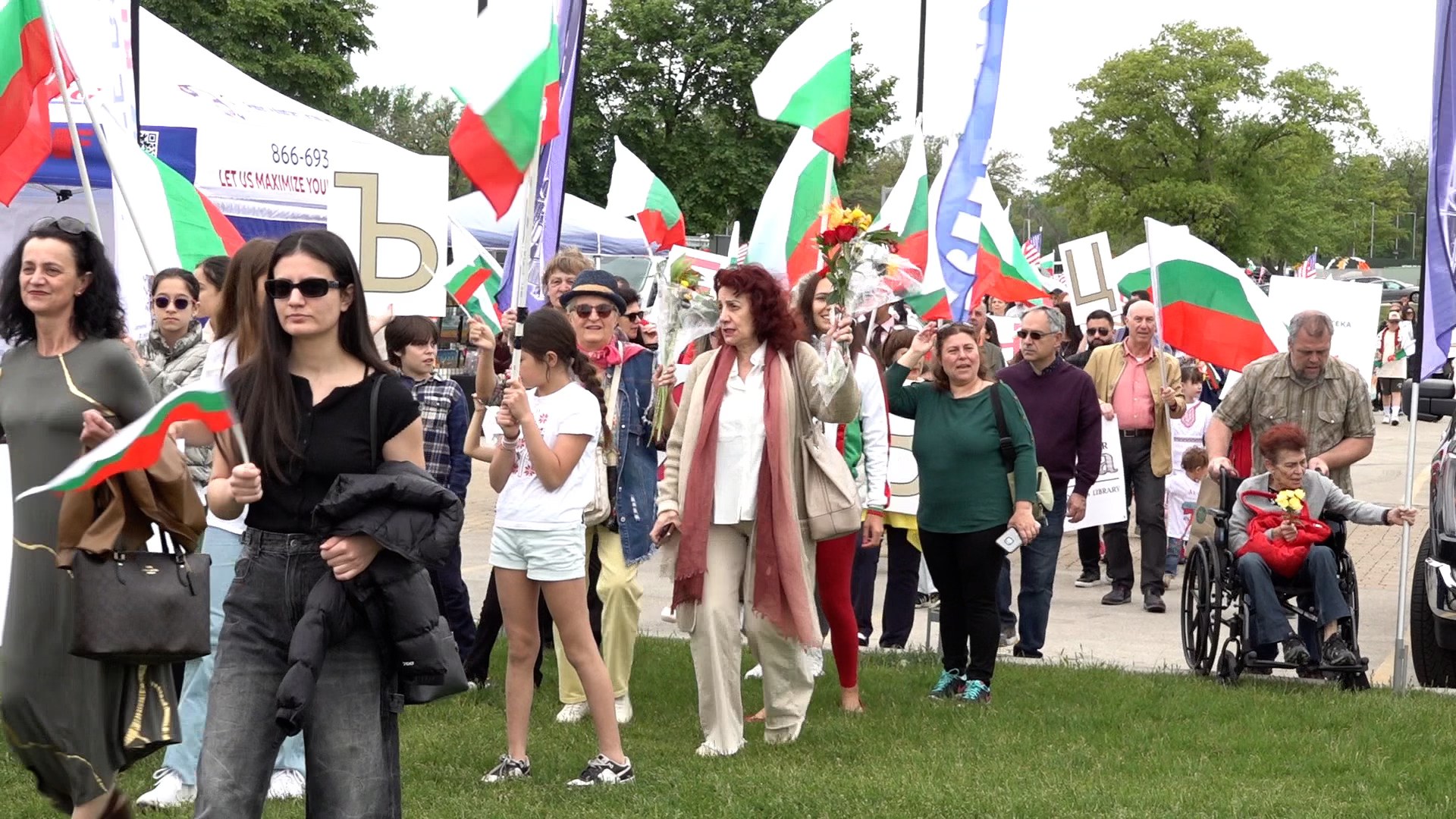 Fourth Bulgarian Parade in Chicago in Celebration of May 24th